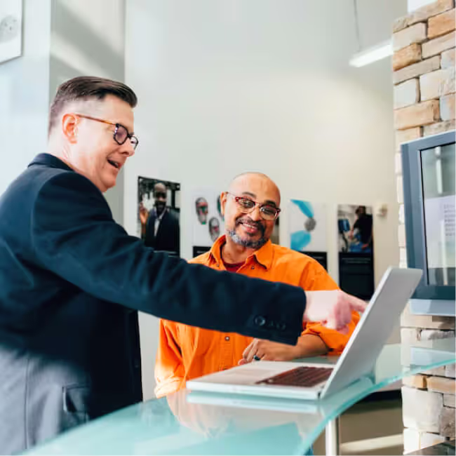 stock photo of a Supply chain worker who uses relatico Supplier management Software.